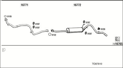 SISTEM DE ESAPAMENT WALKER TO87810