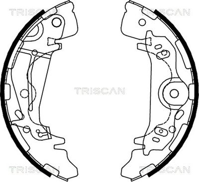 Комплект тормозных колодок TRISCAN 8100 43017 для HYUNDAI H-1