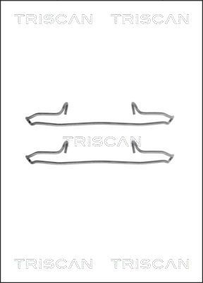 Комплектующие, колодки дискового тормоза TRISCAN 8105 101594 для FIAT BARCHETTA