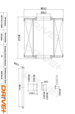 ÖLFILTER DR!VE+ DP1110110250 5