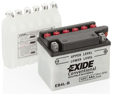 Стартерная аккумуляторная батарея EXIDE EB4L-B для PEUGEOT FOX