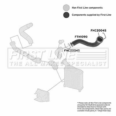 Charge Air Hose FIRST LINE FTH1090