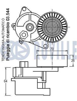 INTINZATOR CUREA CUREA DISTRIBUTIE RUVILLE 540537 1