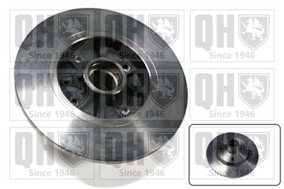 Тормозной диск QUINTON HAZELL BDC3924 для PORSCHE 924