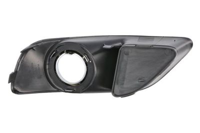 Voorbumper afdekking Voor Links (met mistlampgaten, zilver/zwart, SRT-8) past: CHRYSLER 300 C II 04.11-10.14
