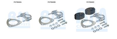 Монтажен комплект, изпускателна тръба BM Catalysts FK70640