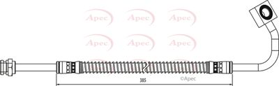 Brake Hose APEC HOS4019