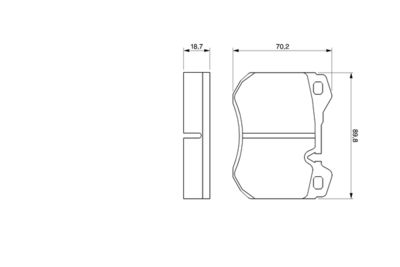 SET PLACUTE FRANA FRANA DISC BOSCH 0986424053 2