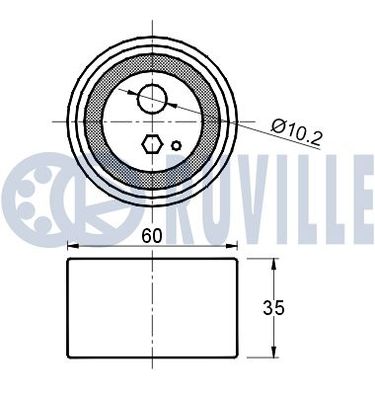 ROLA INTINZATOR CUREA DISTRIBUTIE RUVILLE 540405 1