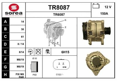 GENERATOR SNRA TR8087
