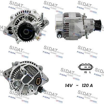 Генератор SIDAT A12DE0137A2 для LAND ROVER DISCOVERY