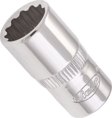 Vigor V7514-9 Nástrčná hlavice dvojitý šestihran 9mm 1/4"