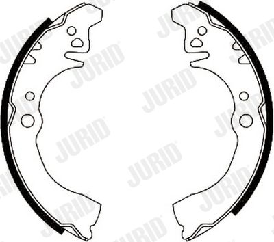 Комплект тормозных колодок JURID 361427J для LIFAN 320