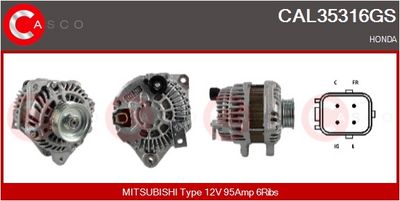 GENERATOR / ALTERNATOR CASCO CAL35316GS