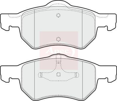 APEC Brake Pad Set, disc brake PAD1229