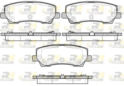 Комплект тормозных колодок, дисковый тормоз ROADHOUSE 21621.15 для FORD USA MUSTANG