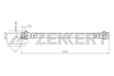 ZEKKERT BS-9438 Тормозной шланг  для NISSAN MICRA II (K11) 1.0 i 16V