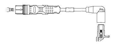 Провод зажигания BREMI 6A98E60 для SKODA RAPID