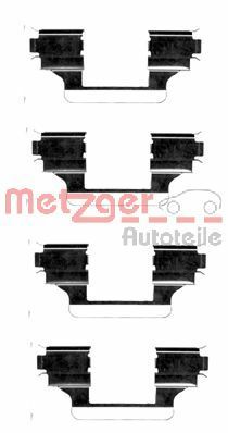 METZGER 109-1656 Комплектуючі дискового гальмівного механізму 