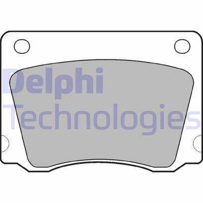 Комплект тормозных колодок, дисковый тормоз DELPHI LP17 для JAGUAR E-TYPE