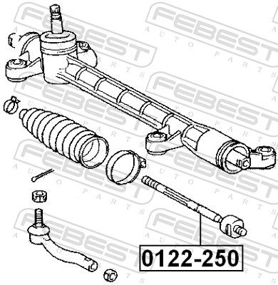 Inner Tie Rod 0122-250