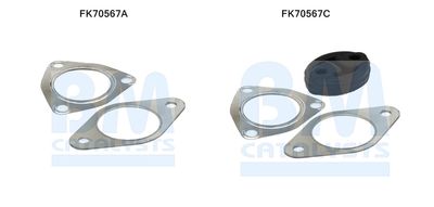 Монтажен комплект, изпускателна тръба BM Catalysts FK70567