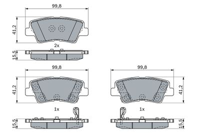 SET PLACUTE FRANA FRANA DISC BOSCH 0986424959 4