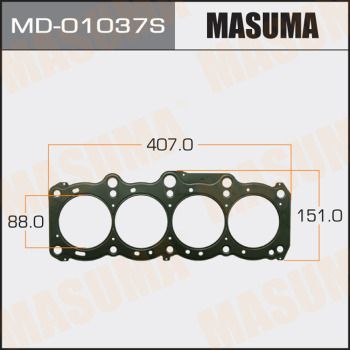 Прокладка, головка цилиндра MASUMA MD-01037S для TOYOTA HARRIER