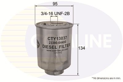 Топливный фильтр COMLINE CTY13037 для MAZDA BT-50