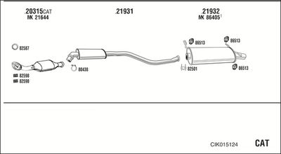 ABGASANLAGE WALKER CIK015124