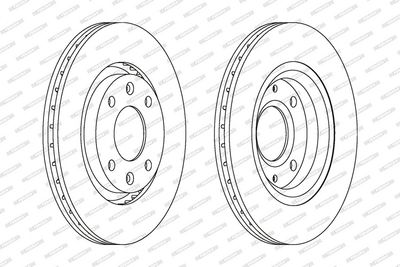 DISC FRANA FERODO DDF1140 1