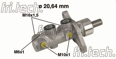 Главный тормозной цилиндр fri.tech. PF518 для HYUNDAI ATOS