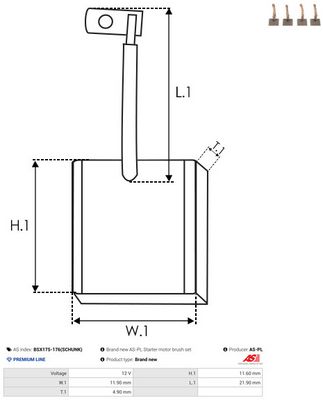 PERIE ELECTROMOTOR AS-PL BSX175176SCHUNK 1
