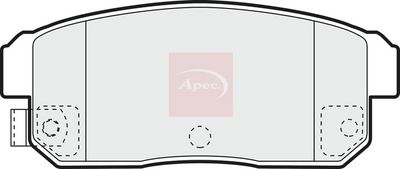 APEC Brake Pad Set, disc brake PAD1369