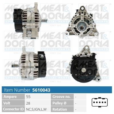 MEAT & DORIA Kintamosios srovės generatorius
