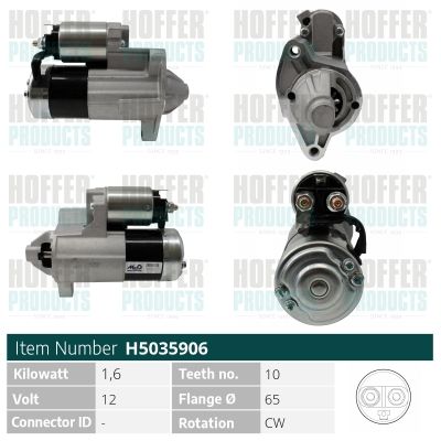 стартер HOFFER H5035906