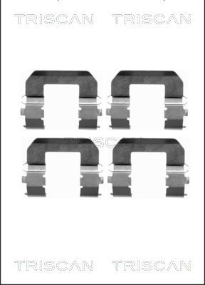 Комплектующие, колодки дискового тормоза TRISCAN 8105 431617 для HYUNDAI XG