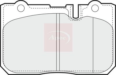 APEC Brake Pad Set, disc brake PAD1049