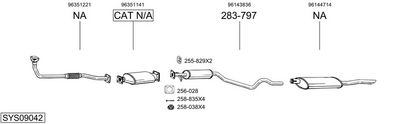 Изпускателна система BOSAL SYS09042