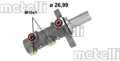 METELLI 05-1167 Ремкомплект тормозного цилиндра  для PEUGEOT BOXER (Пежо Боxер)