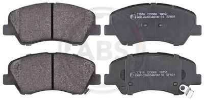 Комплект тормозных колодок, дисковый тормоз A.B.S. 37916 для HYUNDAI SOLARIS