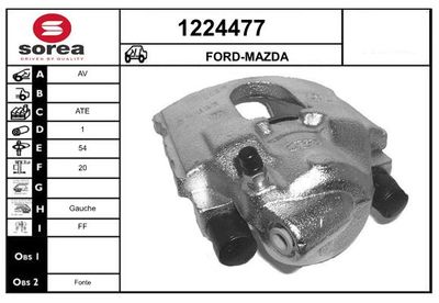BREMSSATTEL SNRA 1224477