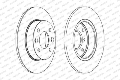 DISC FRANA FERODO DDF070 1