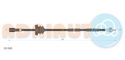 Тросик спидометра ADRIAUTO 33.1523