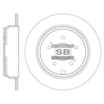 спирачен диск Hi-Q SD8516