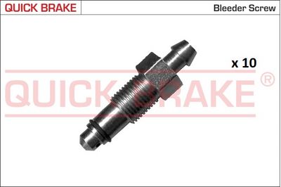Brake vent (M10x1mm) 10 stuks. pak past: MERCEDES A (W168) 1.6 07.97-08.04