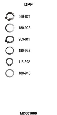 FILTRU FUNINGINE/PARTICULE SIST.DE ESAPAMENT FA1 MD001660