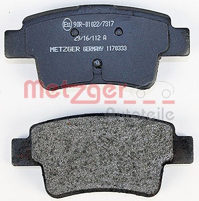 BREMSBELAGSATZ SCHEIBENBREMSE METZGER AUTOTEILE 1170333 2