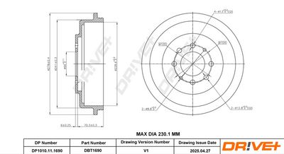 BREMSTROMMEL DR!VE+ DP1010111690 2