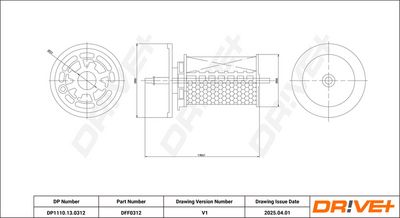 FILTRU COMBUSTIBIL DR!VE+ DP1110130312 1